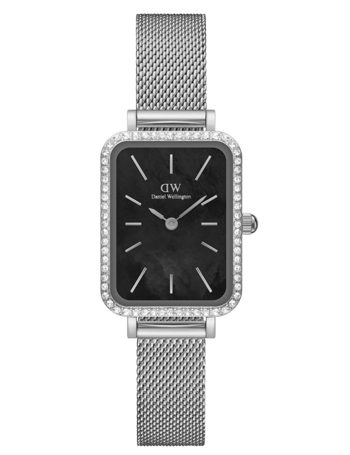 ADW00100667, Daniel Wellington Quadro Bezel Quartz Dame m/lænke