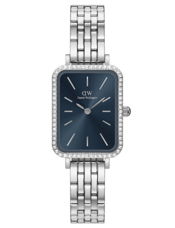 ADW00100670, Daniel Wellington Quadro Bezel Quartz Dame m/lænke