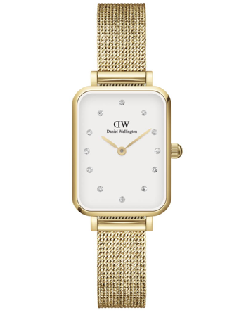 ADW00100599, Daniel Wellington Quadro Evergold Lumine Quartz Dame m/lænke