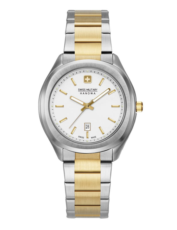 Alpina stainless steel quartz ladies watch with chain from Swiss Military Hanowa, model 6733955001
