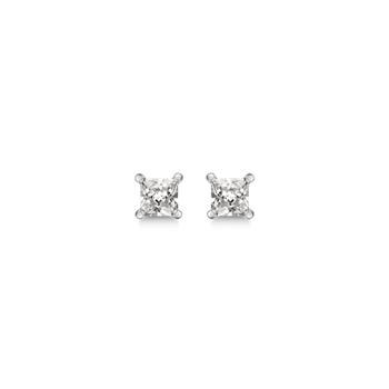 Silver studs from Støvring design with zirconia - 3 mm