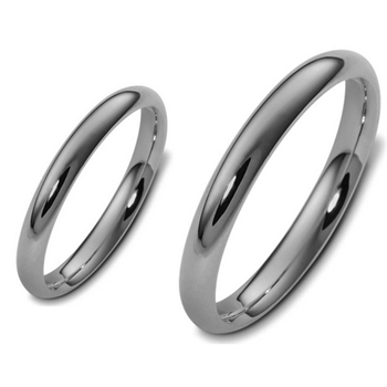 Vielsesringe i Titanium, 3 mm