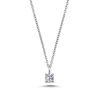 Nuran Pendant , with a total of 0,18 ct diamonds Wesselton SI