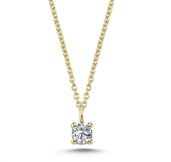 Nuran Pendant , with a total of 0,33 ct diamonds Wesselton SI