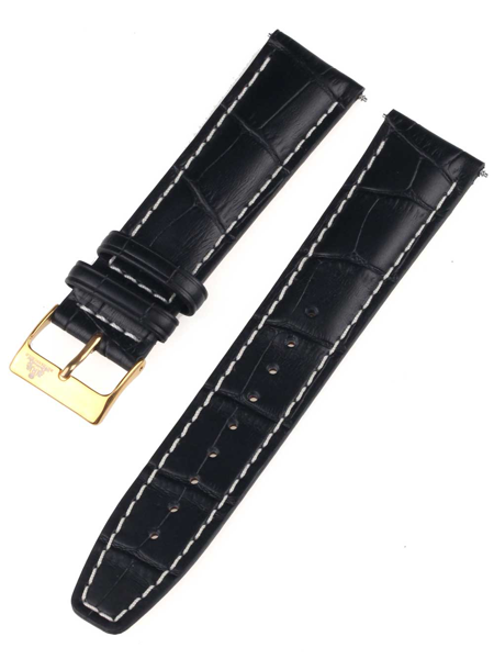 Model 22 mm schwarz - gold, autoriseret forhandler Watchandjewelry.shop - English