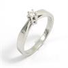 14 kt Toftegaard Wesselton ring with 0,08 ct Wesselton VVS