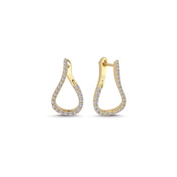 Nuran Earring , with a total of 0,55 ct diamonds Wesselton SI