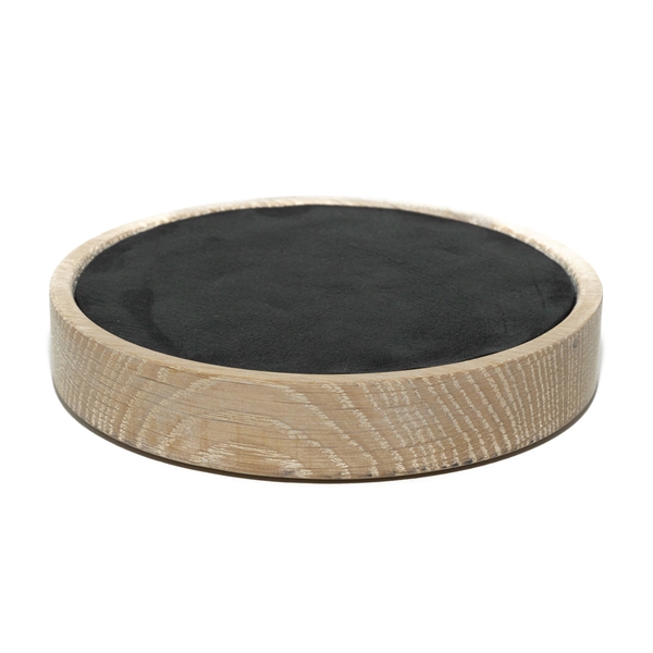 Watch stand in white oak - place your watch with style! - multiple leather colors